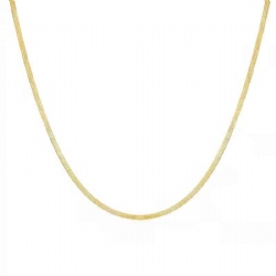 Bold Herringbone Chain Necklace